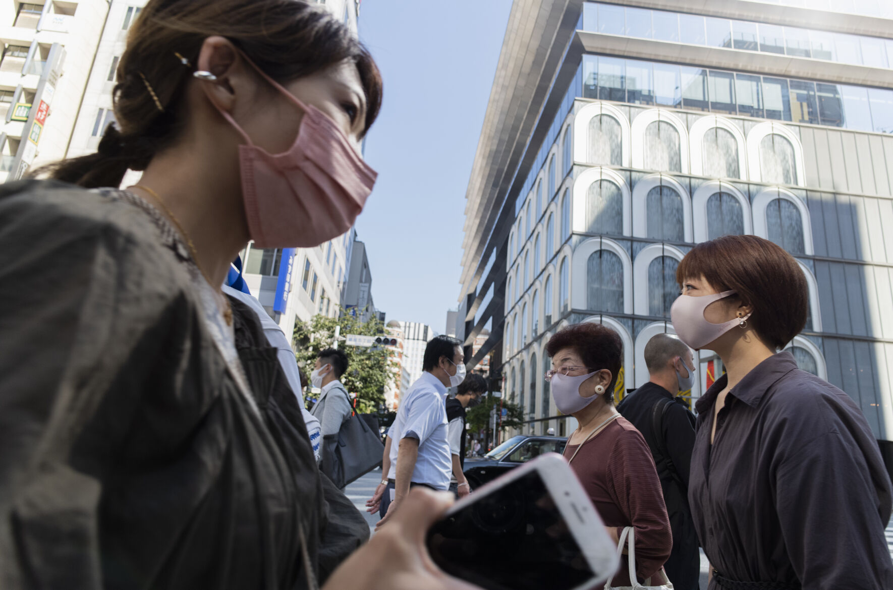 APTOPIX Virus Outbreak Japan Daily Life